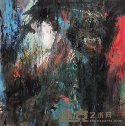 苏维贤 人物 镜心 68×68cm
